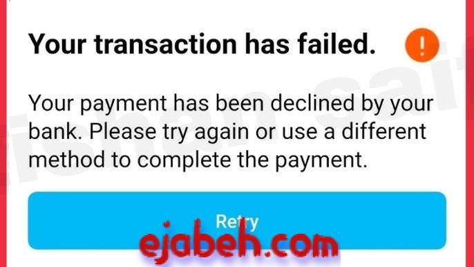 My payment to StudAds is failing every time. Where is the problem, in my bank, PayPal, or with the StudAds account?